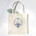 Nautical Rope Framed Sailbot - Custom Canvas Tote Bag