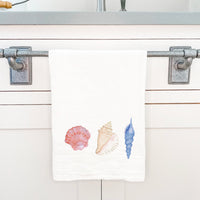 Shells of Glory - Patriotic Cotton Tea Towel