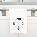 State Abbreviation (Anchor) - Custom Cotton Tea Towel