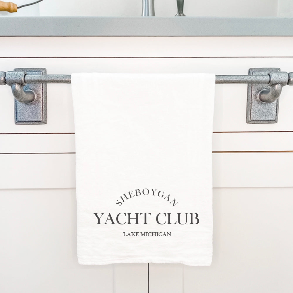 Yacht Club - Custom Cotton Tea Towel