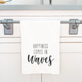 Happiness Comes in Waves - Cotton Tea Towel