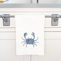 Blue Crab - Customizable Cotton Tea Towel