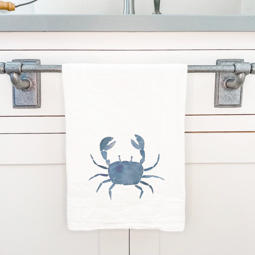 Blue Crab - Customizable Cotton Tea Towel