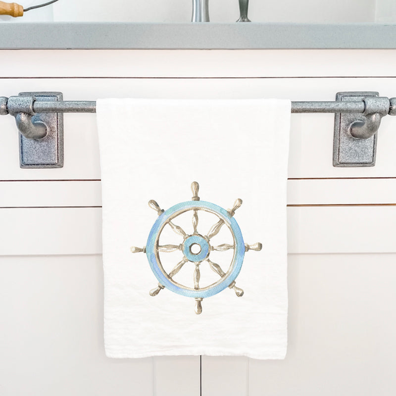 Ship Wheel - Cotton Tea Towel