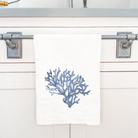 Blue Coral - Cotton Tea Towel