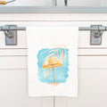 Yellow Umbrella - Cotton Tea Towel