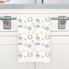 Surf and Shells Pattern - Cotton Tea Towel