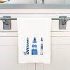 Blue Lighthouses - Cotton Tea Towel