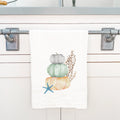 Coastal Pumpkin Stack - Cotton Tea Towel