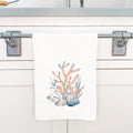 Watercolor Coral - Cotton Tea Towel