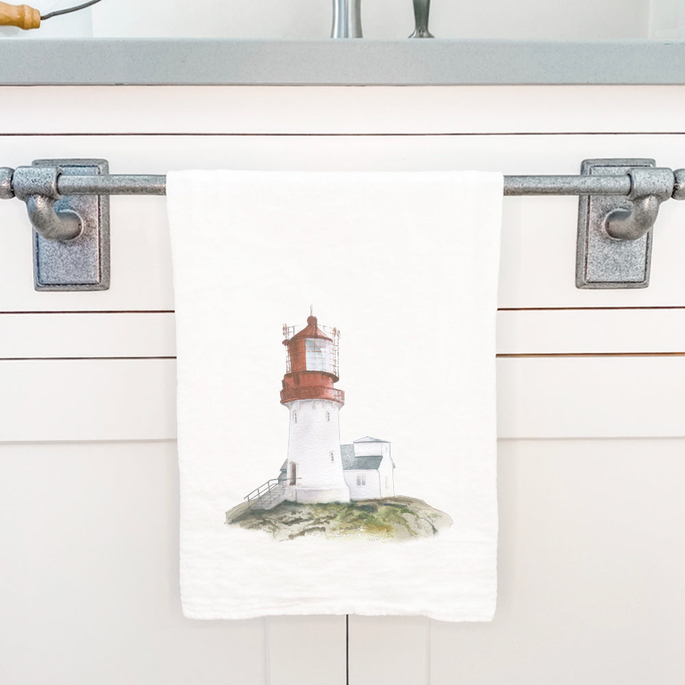 Watercolor Lighthouse - Cotton Tea Towel