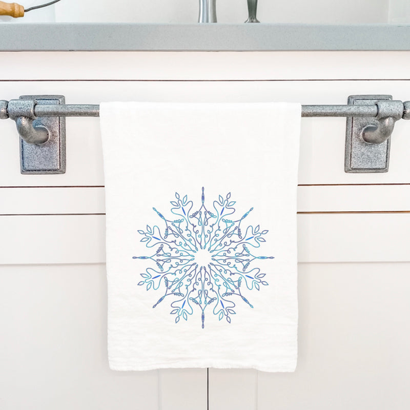 Gradient Snowflake - Cotton Tea Towel