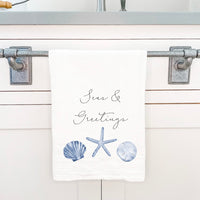 Seas & Greetings - Cotton Tea Towel