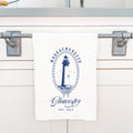 Nautical Rope Framed Lighthouse - Custom Cotton Tea Towel