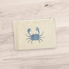 Blue Crab - Canvas Zipper Pouch