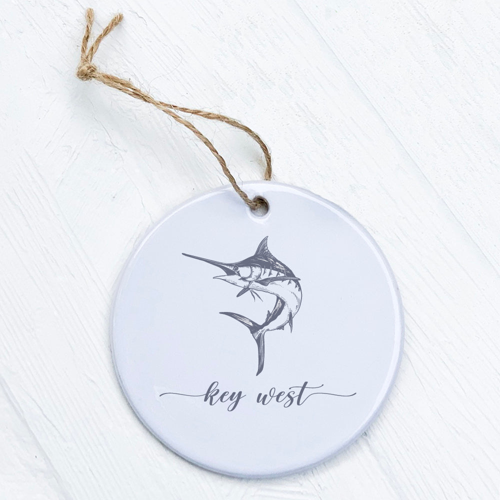 Marlin w/ City - Custom Ornament