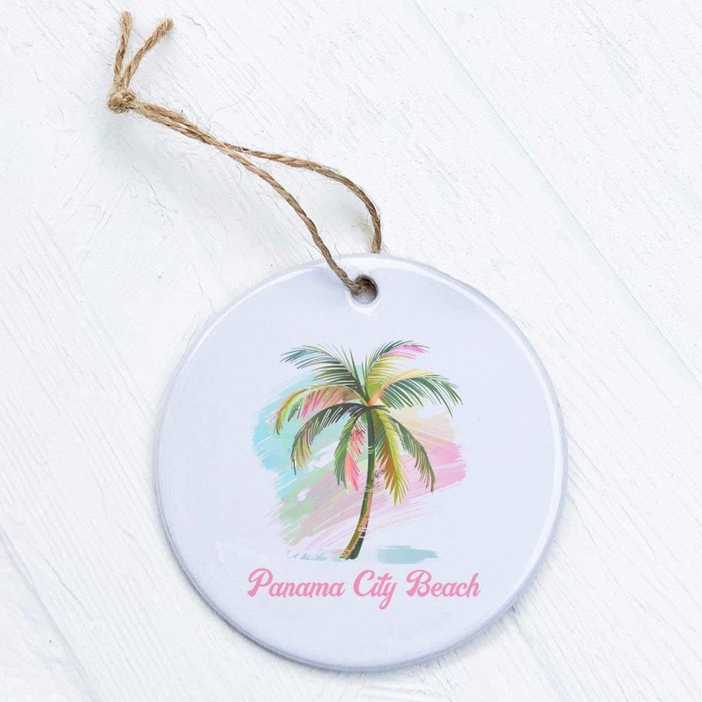 Palm Tree Watercolor - Custom Ornament