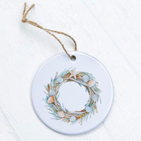 Seashell Driftwood Wreath - Ornament