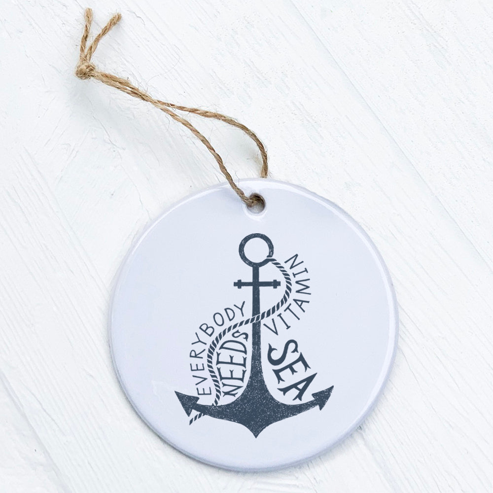 Everyone Needs Vitamin Sea - Ornament