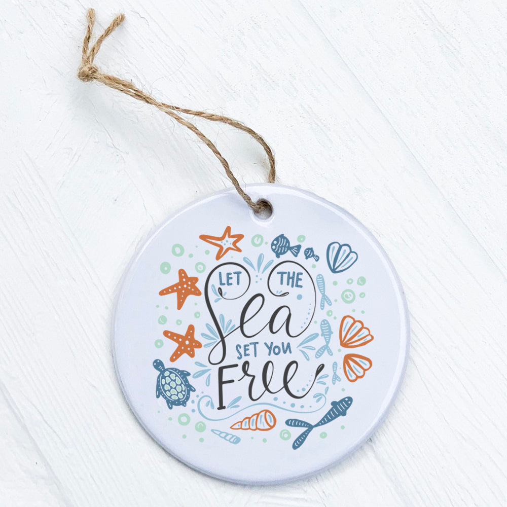 Let the Sea Set You Free - Ornament
