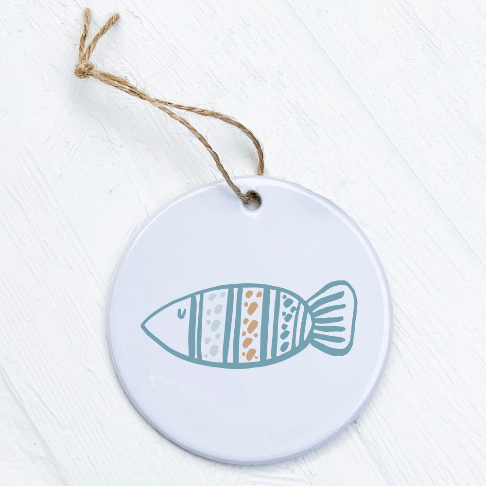 Hand Drawn Fish - Ornament