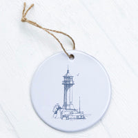 Sketched Lighthouse (Angular) - Ornament