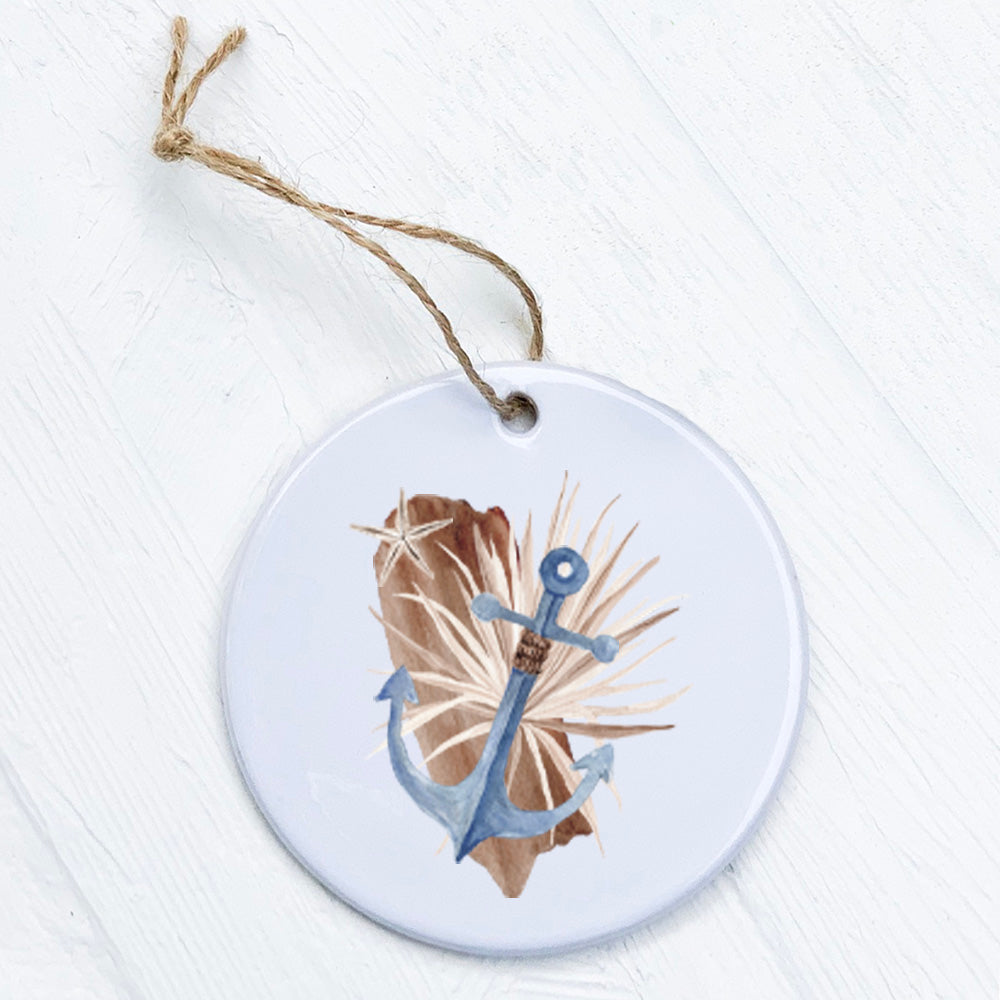Driftwood Anchor - Ornament