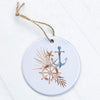 Ship Wheel Anchor - Ornament