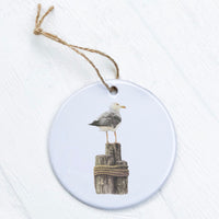 Watercolor Seagull - Ornament