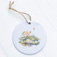 Watercolor Water Lilies - Ornament