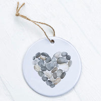 Pebble Heart - Valentine's Day Ornament