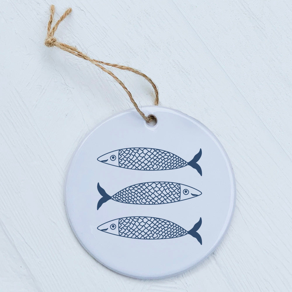 Hand Drawn Sardines - Ornament
