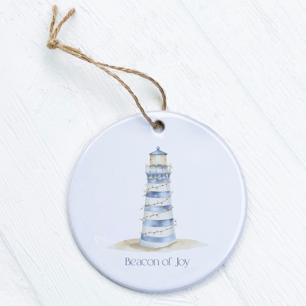 The Merry Lighthouse - Winter Ornament