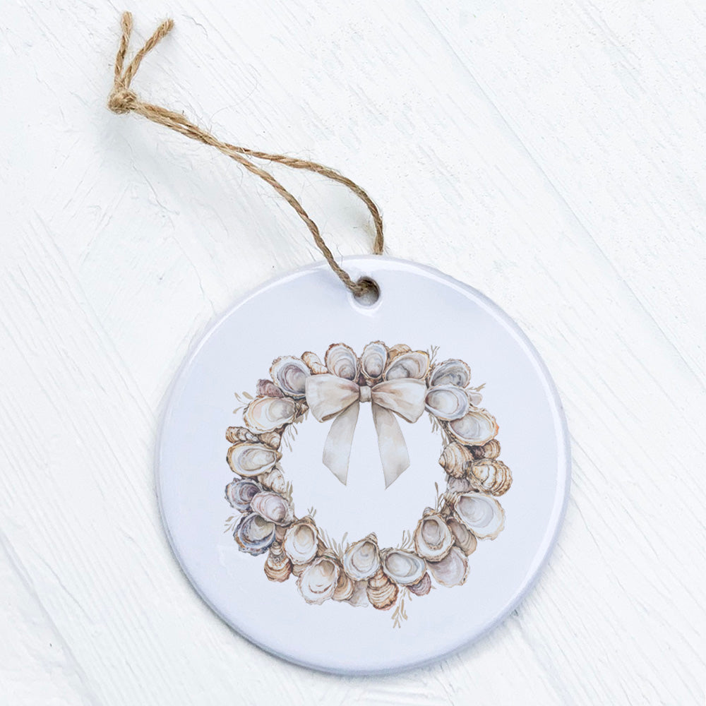 Oyster Wreath - Christmas Ornament