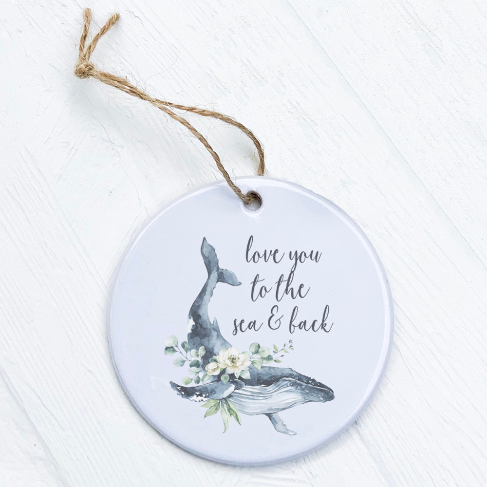Love Whale - Ornament