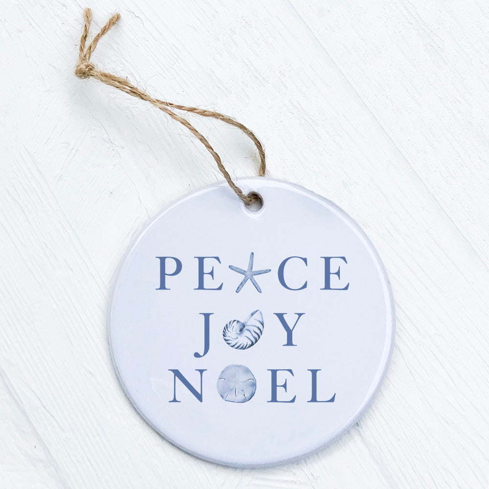 Peace Joy Noel - Ornament