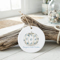 Crab Painted Fall Pumpkin - Custom Ornament