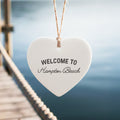Welcome to Custom Beach - Custom Heart Shaped Ornament