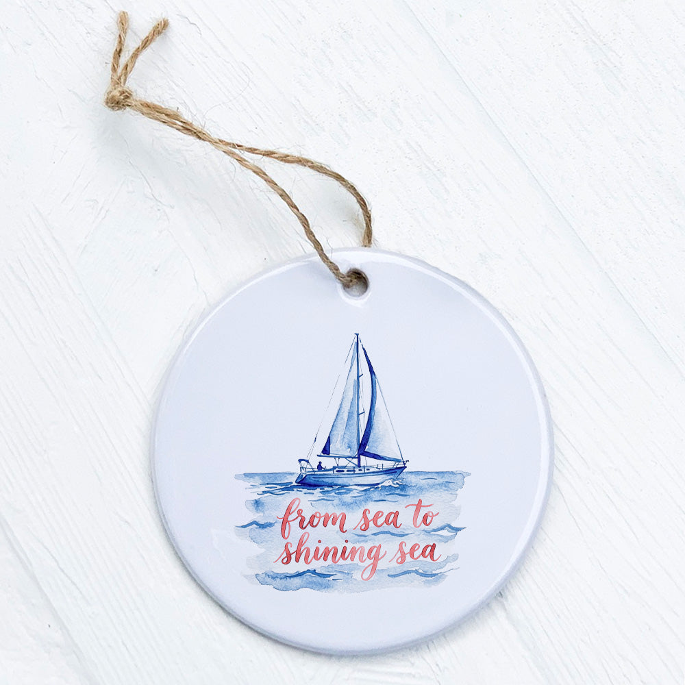 From Sea to Shining Sea - Ornament