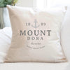 Anchor Home Sweet Home w/ City, State - Square Canvas Pillow