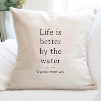 Life is Better - Custom Square Canvas Pillow