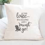 The Lake is Calling - Square Canvas Pillow
