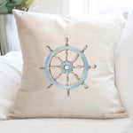Ship Wheel - Square Canvas Pillow