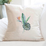 Tropical Plants - Square Canvas Pillow