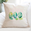 Watercolor Easter Eggs - Square Canvas Pillow