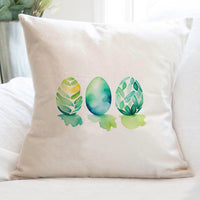 Watercolor Easter Eggs - Square Canvas Pillow