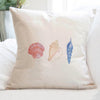Shells of Glory - Patriotic Square Canvas Pillow