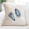 Blue Oyster Bloom - Square Canvas Pillow