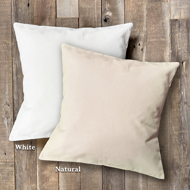 Welcome Lakehouse (Canoe) - Square Canvas Pillow