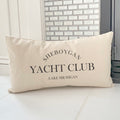 Yacht Club - Custom Rectangular Canvas Pillow